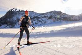 14.10.2024, Ramsau am Dachstein, Austria (AUT): Elisa Gasparin (SUI) - Biathlon summer training, Dachsteinglacier, Ramsau am Dachstein (AUT). www.nordicfocus.com. © Manzoni/NordicFocus. Every downloaded picture is fee-liable.