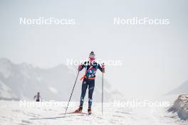 19.06.2024, Tignes, France (FRA): Camille Coupe (FRA) - Biathlon summer training, Tignes (FRA). www.nordicfocus.com. © Authamayou/NordicFocus. Every downloaded picture is fee-liable.