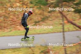 13.10.2024, Ramsau am Dachstein, Austria (AUT): Jeremy Finello (SUI) - Biathlon summer training, Ramsau am Dachstein (AUT). www.nordicfocus.com. © Manzoni/NordicFocus. Every downloaded picture is fee-liable.