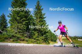 31.07.2024, Lavaze, Italy (ITA): Dunja Zdouc (AUT) - Biathlon summer training, Lavaze (ITA). www.nordicfocus.com. © Barbieri/NordicFocus. Every downloaded picture is fee-liable.