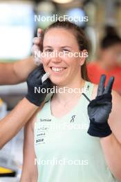 20.05.2024, Lenzerheide, Switzerland (SUI): Lena Haecki-Gross (SUI) - Biathlon summer training, Lenzerheide (SUI). www.nordicfocus.com. © Manzoni/NordicFocus. Every downloaded picture is fee-liable.