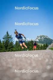 31.07.2024, Lavaze, Italy (ITA): Anna Gandler (AUT) - Biathlon summer training, Lavaze (ITA). www.nordicfocus.com. © Barbieri/NordicFocus. Every downloaded picture is fee-liable.