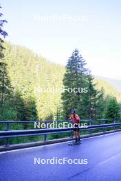 27.06.2024, Juf, Switzerland (SUI): Joscha Burkhalter (SUI) - Biathlon summer training, Juf (SUI). www.nordicfocus.com. © Manzoni/NordicFocus. Every downloaded picture is fee-liable.