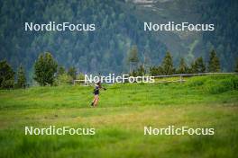 15.06.2024, Lavaze, Italy (ITA): Ella Hallvarsson (SWE) - Biathlon summer training, Lavaze (ITA). www.nordicfocus.com. © Barbieri/NordicFocus. Every downloaded picture is fee-liable.