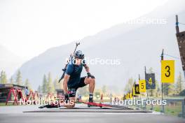 28.08.2024, Bessans, France (FRA): Emilien Jacquelin (FRA) - Biathlon summer training, Bessans (FRA). www.nordicfocus.com. © Authamayou/NordicFocus. Every downloaded picture is fee-liable.