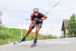 04.09.2024, Lenzerheide, Switzerland (SUI): Ingrid Landmark Tandrevold (NOR) - Biathlon summer training, Lenzerheide (SUI). www.nordicfocus.com. © Manzoni/NordicFocus. Every downloaded picture is fee-liable.