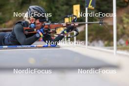 11.10.2024, Ramsau am Dachstein, Austria (AUT): Sophie Chauveau (FRA) - Biathlon summer training, Dachsteinglacier, Ramsau am Dachstein (AUT). www.nordicfocus.com. © Manzoni/NordicFocus. Every downloaded picture is fee-liable.