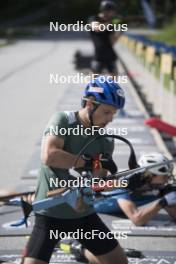 18.06.2024, Correncon-en-Vercors, France (FRA): Oscar Lombardot (FRA) - Biathlon summer training, Correncon-en-Vercors (FRA). www.nordicfocus.com. © Joly/NordicFocus. Every downloaded picture is fee-liable.