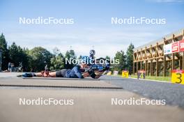 05.09.2024, Font-Romeu, France (FRA): Sara Andersson (SWE) - Biathlon summer training, Font-Romeu (FRA). www.nordicfocus.com. © Authamayou/NordicFocus. Every downloaded picture is fee-liable.