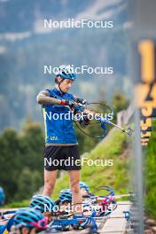 15.06.2024, Lavaze, Italy (ITA): Anton Ivarsson (SWE) - Biathlon summer training, Lavaze (ITA). www.nordicfocus.com. © Barbieri/NordicFocus. Every downloaded picture is fee-liable.