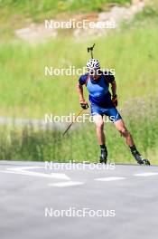 15.07.2024, Lenzerheide, Switzerland (SUI): Bjorn Westervelt (USA) - Biathlon summer training, Lenzerheide (SUI). www.nordicfocus.com. © Manzoni/NordicFocus. Every downloaded picture is fee-liable.