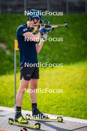 06.06.2024, Lavaze, Italy (ITA): Martin Ponsiluoma (SWE) - Biathlon summer training, Lavaze (ITA). www.nordicfocus.com. © Barbieri/NordicFocus. Every downloaded picture is fee-liable.