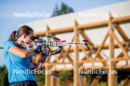 02.09.2024, Font-Romeu, France (FRA): Ella Halvarsson (SWE) - Biathlon summer training, Font-Romeu (FRA). www.nordicfocus.com. © Authamayou/NordicFocus. Every downloaded picture is fee-liable.