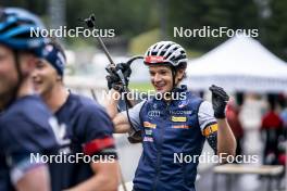 26.08.2024, Martell, Italy (ITA): Tommaso Giacomel (ITA) - Biathlon summer training, Martell (ITA). www.nordicfocus.com. © Vanzetta/NordicFocus. Every downloaded picture is fee-liable.