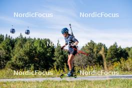 05.09.2024, Font-Romeu, France (FRA): Sara Andersson (SWE) - Biathlon summer training, Font-Romeu (FRA). www.nordicfocus.com. © Authamayou/NordicFocus. Every downloaded picture is fee-liable.