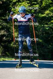 29.09.2024, Lavaze, Italy (ITA): Lukas Hofer (ITA) - Biathlon summer training, Lavaze (ITA). www.nordicfocus.com. © Barbieri/NordicFocus. Every downloaded picture is fee-liable.