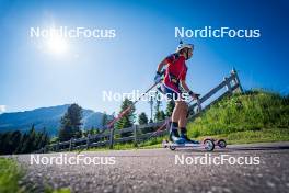 28.06.2024, Lavaze, Italy (ITA): Ingrid Landmark Tandrevold (NOR) - Biathlon summer training, Lavaze (ITA). www.nordicfocus.com. © Barbieri/NordicFocus. Every downloaded picture is fee-liable.