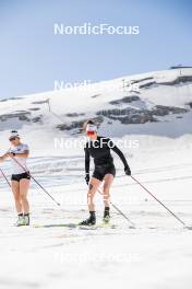 19.06.2024, Tignes, France (FRA): Lou Jeanmonnot (FRA) - Biathlon summer training, Tignes (FRA). www.nordicfocus.com. © Authamayou/NordicFocus. Every downloaded picture is fee-liable.