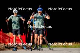 28.08.2024, Bessans, France (FRA): Oscar Lombardot (FRA) - Biathlon summer training, Bessans (FRA). www.nordicfocus.com. © Authamayou/NordicFocus. Every downloaded picture is fee-liable.