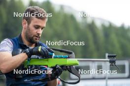 27.08.2024, Martell, Italy (ITA): Braunhofer Patrick (ITA) - Biathlon summer training, Martell (ITA). www.nordicfocus.com. © Vanzetta/NordicFocus. Every downloaded picture is fee-liable.