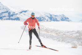 18.06.2024, Tignes, France (FRA): Camille Coupe (FRA) - Biathlon summer training, Tignes (FRA). www.nordicfocus.com. © Authamayou/NordicFocus. Every downloaded picture is fee-liable.