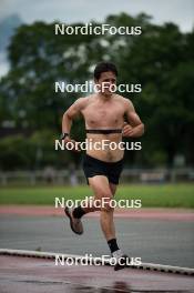 15.06.2024, Grenoble, France (FRA): Oscar Lombardot (FRA) - Biathlon summer training, Grenoble (FRA). www.nordicfocus.com. © Joly/NordicFocus. Every downloaded picture is fee-liable.