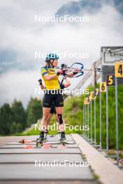 15.06.2024, Lavaze, Italy (ITA): Hanna Oeberg (SWE) - Biathlon summer training, Lavaze (ITA). www.nordicfocus.com. © Barbieri/NordicFocus. Every downloaded picture is fee-liable.