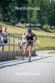 28.08.2024, Bessans, France (FRA): Lou Jeanmonnot (FRA) - Biathlon summer training, Bessans (FRA). www.nordicfocus.com. © Authamayou/NordicFocus. Every downloaded picture is fee-liable.