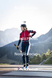 21.10.2024, Lavaze, Italy (ITA): Juni Arnekleiv (NOR) - Biathlon summer training, Lavaze (ITA). www.nordicfocus.com. © Vanzetta/NordicFocus. Every downloaded picture is fee-liable.