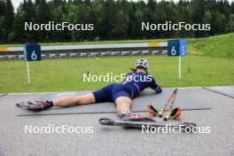 02.07.2024, Premanon, France (FRA): Emilien Jacquelin (FRA) - Biathlon summer training, Premanon (FRA). www.nordicfocus.com. © Manzoni/NordicFocus. Every downloaded picture is fee-liable.