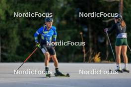 12.10.2024, Ramsau am Dachstein, Austria (AUT): Dmytro Pidruchnyi (UKR) - Biathlon summer training, Ramsau am Dachstein (AUT). www.nordicfocus.com. © Manzoni/NordicFocus. Every downloaded picture is fee-liable.