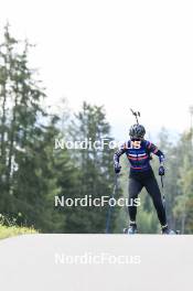 15.09.2024, Lenzerheide, Switzerland (SUI): Gilonne Guigonnat (FRA) - Sommer Nordic Event 2024, Sommer Biathlon Cup, Lenzerheide (SUI). www.nordicfocus.com. © Manzoni/NordicFocus. Every downloaded picture is fee-liable.