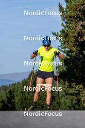 02.09.2024, Font-Romeu, France (FRA): Hanna Oeberg (SWE) - Biathlon summer training, Font-Romeu (FRA). www.nordicfocus.com. © Authamayou/NordicFocus. Every downloaded picture is fee-liable.