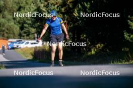 05.09.2024, Font-Romeu, France (FRA): Emil Nykvist (SWE) - Biathlon summer training, Font-Romeu (FRA). www.nordicfocus.com. © Authamayou/NordicFocus. Every downloaded picture is fee-liable.