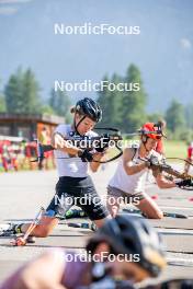 28.08.2024, Bessans, France (FRA): Oceane Michelon (FRA) - Biathlon summer training, Bessans (FRA). www.nordicfocus.com. © Authamayou/NordicFocus. Every downloaded picture is fee-liable.