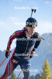 22.10.2024, Lavaze, Italy (ITA): Johannes Dale-Skjevdal (NOR) - Biathlon summer training, Lavaze (ITA). www.nordicfocus.com. © Vanzetta/NordicFocus. Every downloaded picture is fee-liable.