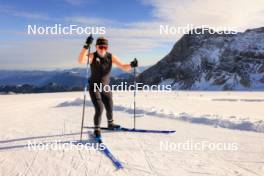 14.10.2024, Ramsau am Dachstein, Austria (AUT): Sophie Chauveau (FRA) - Biathlon summer training, Dachsteinglacier, Ramsau am Dachstein (AUT). www.nordicfocus.com. © Manzoni/NordicFocus. Every downloaded picture is fee-liable.