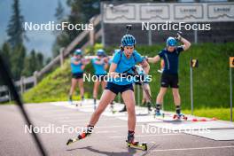 06.06.2024, Lavaze, Italy (ITA): Ella Hallvarsson (SWE) - Biathlon summer training, Lavaze (ITA). www.nordicfocus.com. © Barbieri/NordicFocus. Every downloaded picture is fee-liable.