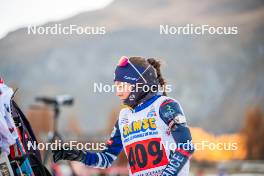 07.11.2024, Bessans, France (FRA): Anaelle Bondoux (FRA) - Biathlon summer training, Bessans (FRA). www.nordicfocus.com. © Authamayou/NordicFocus. Every downloaded picture is fee-liable.