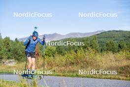 05.09.2024, Font-Romeu, France (FRA): Viktor Brandt (SWE) - Biathlon summer training, Font-Romeu (FRA). www.nordicfocus.com. © Authamayou/NordicFocus. Every downloaded picture is fee-liable.