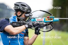 26.08.2024, Martell, Italy (ITA): Patrick Braunhofer (ITA) - Biathlon summer training, Martell (ITA). www.nordicfocus.com. © Vanzetta/NordicFocus. Every downloaded picture is fee-liable.