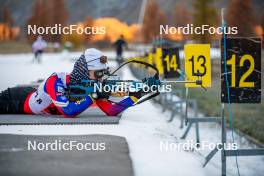 07.11.2024, Bessans, France (FRA): Theo Guiraud Poillot (FRA) - Biathlon summer training, Bessans (FRA). www.nordicfocus.com. © Authamayou/NordicFocus. Every downloaded picture is fee-liable.