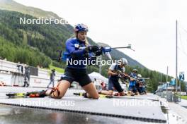 26.08.2024, Martell, Italy (ITA): Dorothea Wierer of Italy - Biathlon summer training, Martell (ITA). www.nordicfocus.com. © Vanzetta/NordicFocus. Every downloaded picture is fee-liable.