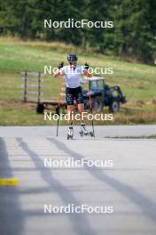 28.08.2024, Bessans, France (FRA): Oceane Michelon (FRA) - Biathlon summer training, Bessans (FRA). www.nordicfocus.com. © Authamayou/NordicFocus. Every downloaded picture is fee-liable.