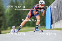 04.09.2024, Lenzerheide, Switzerland (SUI): Ingrid Landmark Tandrevold (NOR) - Biathlon summer training, Lenzerheide (SUI). www.nordicfocus.com. © Manzoni/NordicFocus. Every downloaded picture is fee-liable.