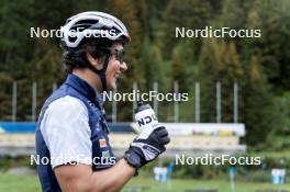 26.08.2024, Martell, Italy (ITA): Tommaso Giacomel (ITA) - Biathlon summer training, Martell (ITA). www.nordicfocus.com. © Vanzetta/NordicFocus. Every downloaded picture is fee-liable.