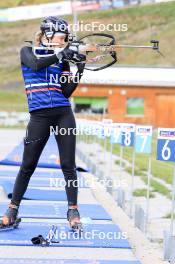 15.09.2024, Lenzerheide, Switzerland (SUI): Chloe Chevalier (FRA) - Sommer Nordic Event 2024, Sommer Biathlon Cup, Lenzerheide (SUI). www.nordicfocus.com. © Manzoni/NordicFocus. Every downloaded picture is fee-liable.