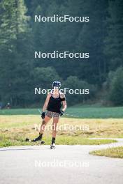 28.08.2024, Bessans, France (FRA): Lou Jeanmonnot (FRA) - Biathlon summer training, Bessans (FRA). www.nordicfocus.com. © Authamayou/NordicFocus. Every downloaded picture is fee-liable.