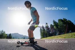 31.07.2024, Lavaze, Italy (ITA): Emilien Claude (FRA) - Biathlon summer training, Lavaze (ITA). www.nordicfocus.com. © Barbieri/NordicFocus. Every downloaded picture is fee-liable.