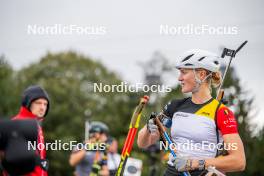 20.09.2024, Font-Romeu, France (FRA): Maya Cloetens (BEL) - Biathlon summer training, Font-Romeu (FRA). www.nordicfocus.com. © Authamayou/NordicFocus. Every downloaded picture is fee-liable.